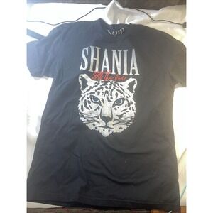 Shania‎ Twain Shirt LargeStill The One Womens Black Tiger Band County Music 230